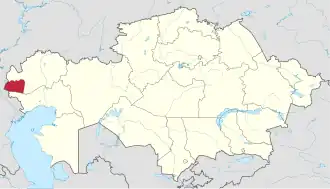 Lage in Kasachstan