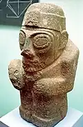 Pukara-Statue im Museo Nacional de Arqueología de Bolivia