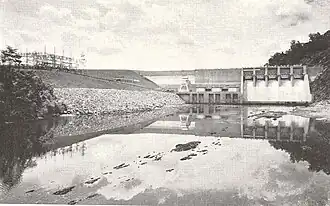 Boone Dam (in den 1950er Jahren)