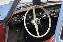 Armaturenbrett anfangs mit Rundinstrumenten