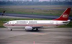 Boeing 737-300 der Bosphorus Airways