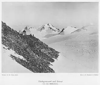 Hochgewänd (links) und Botzer, von der Müllerhütte aus gesehen