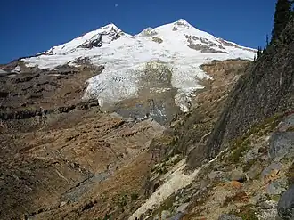 Der Boulder Glacier am Südosthang des Mount Baker