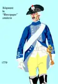 Régiment de Bourgogne cavalerie 1779 bis 1786