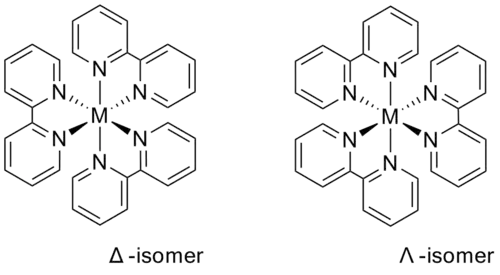 Enantiomere der Bipyridinkomplexe