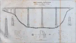 Zeichnung der Brücke