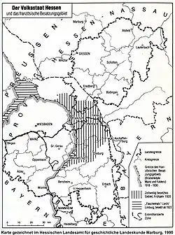 Das Maineinbruchsgebiet (IIIII) des Jahres 1920