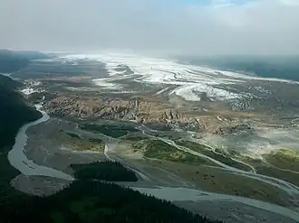 Gletscherzunge des Brady-Gletschers