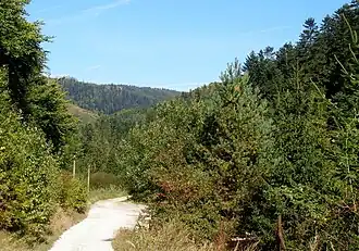Das Gebirge beim Sattel Chvalabohu