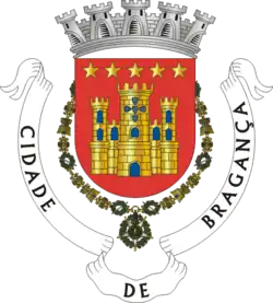 Wappen des Distrikts Distrikt Bragança