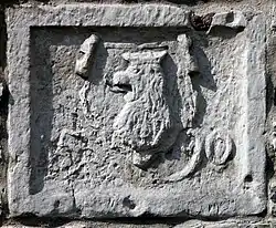 Renaissanceportal des zerstörten Hauses Gördelingerstraße 43 (Wappen der Familie Schrader)