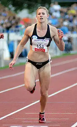 Melissa Breen Rang sechs in 11,61 s