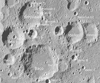 Breislak (oben links) und Umgebung (LROC-WAC)
