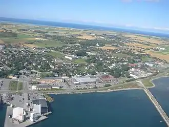 Luftbild von Brekstad