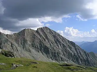 Bretterwandspitze (Kalkglimmerschiefer) von Norden