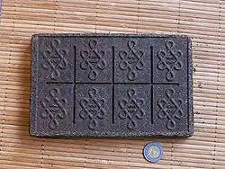 Gepresster Tee in Ziegelform