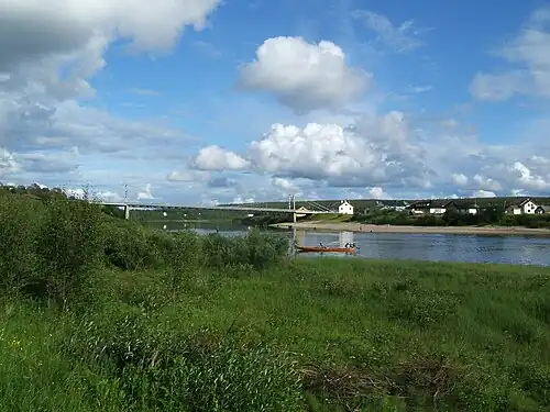 Brücke über die Kárášjokha bei Karasjok
