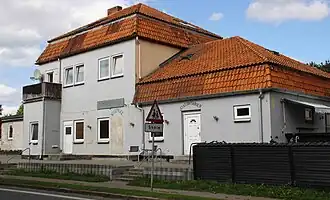 Die ehemalige Broager-Station der Bahnstrecke Vester Sottrup–Skelde.