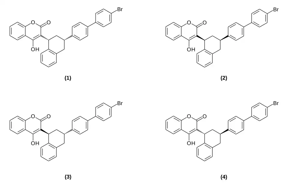 Stereochemie von Brodifacoum
