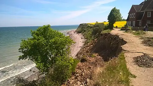 Jugendfreizeitheim „Haus Seeblick“ an der Abbruchkante, 2018