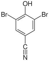 Strukturformel von Bromoxynil