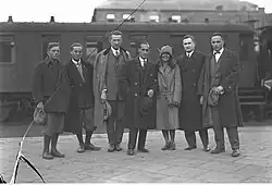 Mietelski (erster von links) 1927 in Krakau