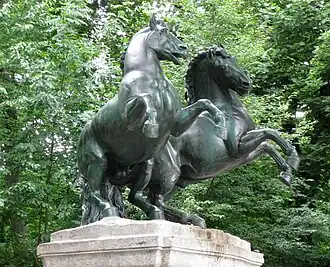 Bronzegruppe Wilde Pferde, Bavariapark München