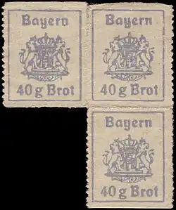 Brotmarken Königreich Bayern