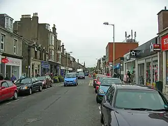 Straßenzug in Broughty Ferry