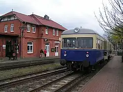 Bahnhof Bruchhausen-Vilsen mit Triebwagen T 2