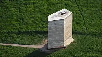 Bruder-Klaus-Feldkapelle, Luftaufnahme (2015)