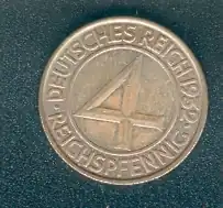 Der „Brüningtaler“ – 4-Pfennig-Münze aus Kupfer- bzw. Bronze von 1932