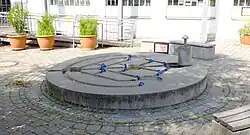 Brunnen im Innenhof der Pasinger Fabrik