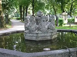 Brunnen im Ostfriedhof