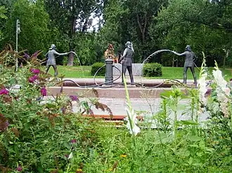 Schmuckbrunnen auf dem Mariannenplatz