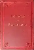 Baedekerauszug „Budapest“ für die Teilnehmer der III. Wanderversammlung des Int. Verbandes für Materialprüfung (1901)