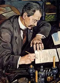 Porträt Arno Holz, 1916