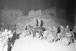 Pferdegespanne aus je zwei If. 8 1944 in Italien