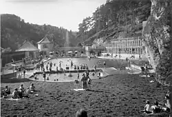 Felsenbad Pottenstein, 1942