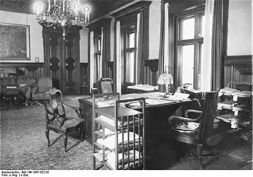Arbeitszimmer des Reichskanzlers