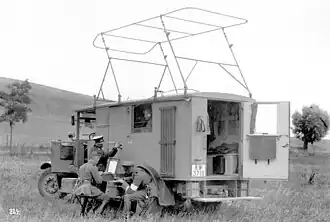 Mobile Funkstelle des Mobilen Landfunkdienstes 1928