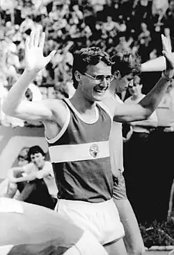 Weltmeister Thomas Schönlebe – ausgeschieden als Fünfter des zweiten Halbfinals