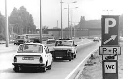 Das ab 1978 in Ostdeutschland gültige Zusatzzeichen
