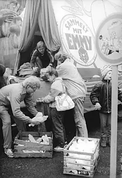 Altstoffsammlung von Schülern, 1988