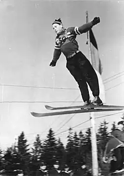 Manfred Brunner in Oberhof 1954