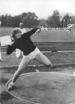 Wilfriede Hoffmann wurde im Finale Achte