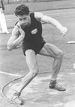 Bronzemedaillengewinner Walter Meier