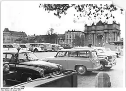 Nutzung als Parkplatz (1959)