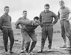 Johannes Riedel (mitte?) im Jahr 1962