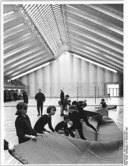 Große Sporthalle am Bildungszentrum, Halle-Neustadt (1967)